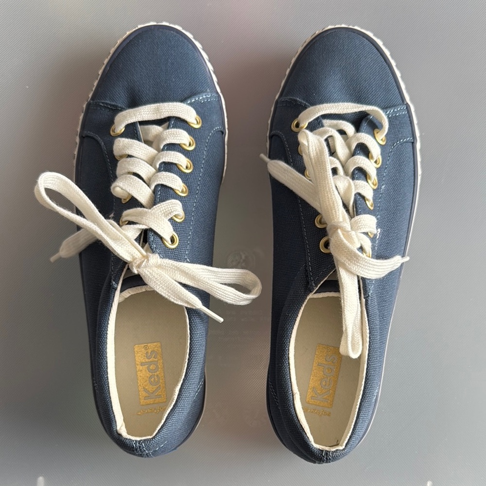 Keds Navy Blue Canvas Sneakers